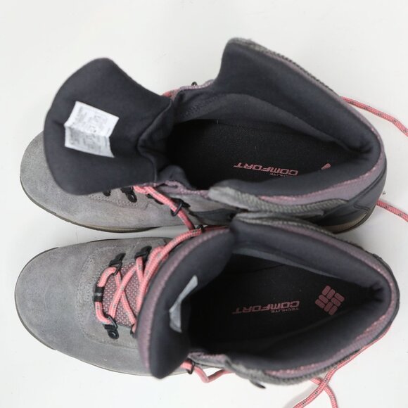Columbia Newton Ridge™ Plus Waterproof Amped Hiking Boot Suede Gorpcore Grey - Picture 10 of 11